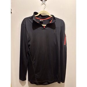 Spyder Women's Size M Long Sleeve Black With Red Trim